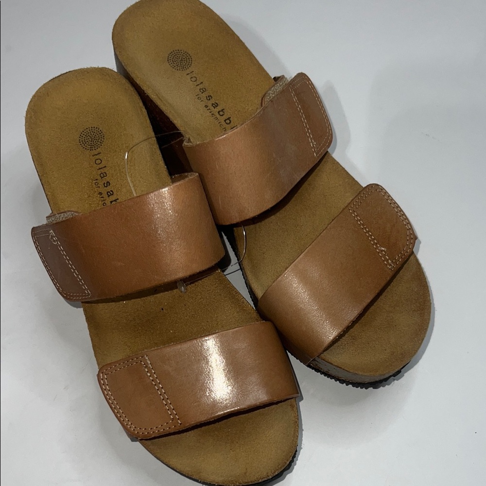 Lolasabbia Brown Wedge Women’s size 38 - Picture 4 of 6